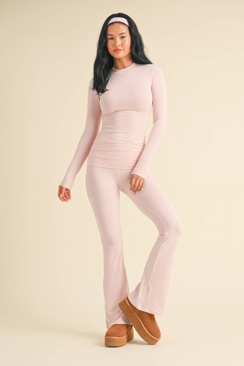 Baby Pink Knit Top