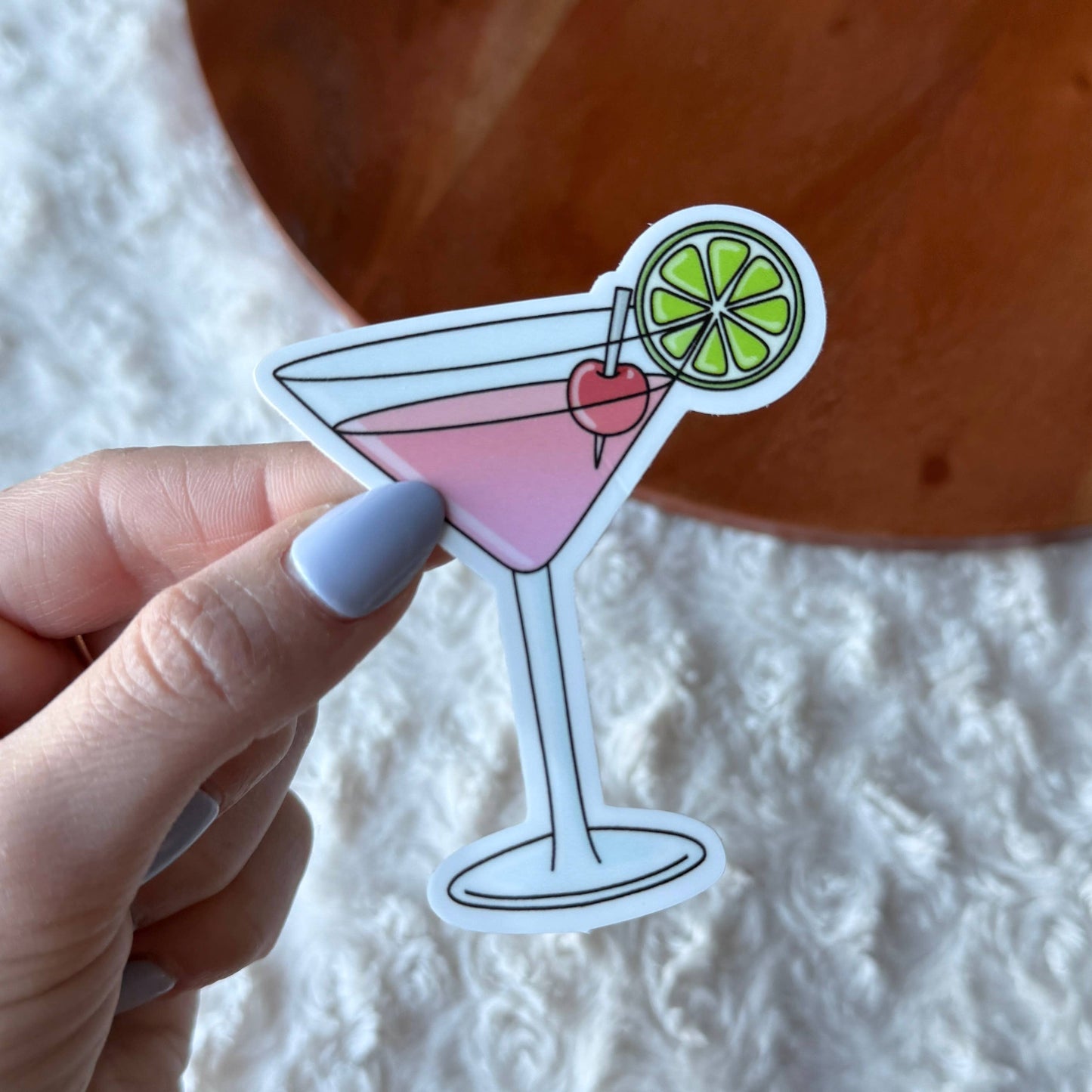 Cosmopolitan Cocktail Sticker