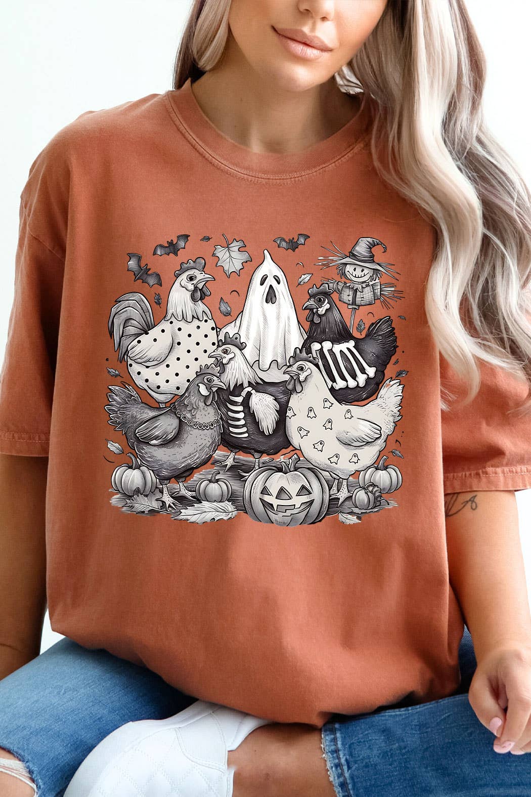 Spooky Chickens Tee