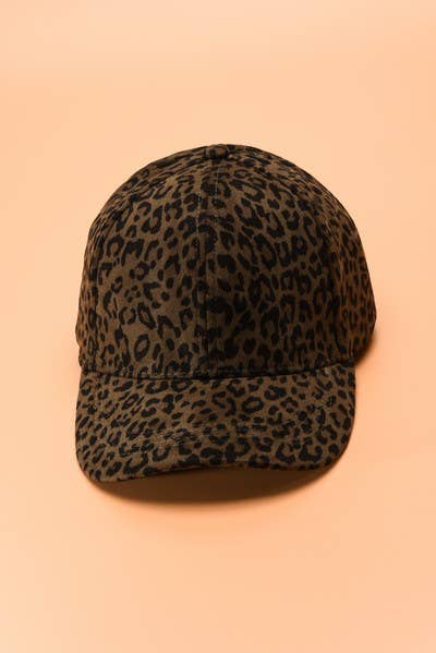 ANIMAL PRINT BASE BALL CAP Light