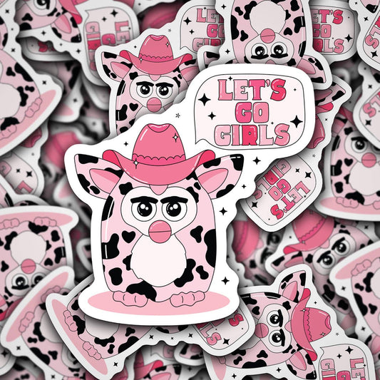Furbie Let's Go Girls sticker