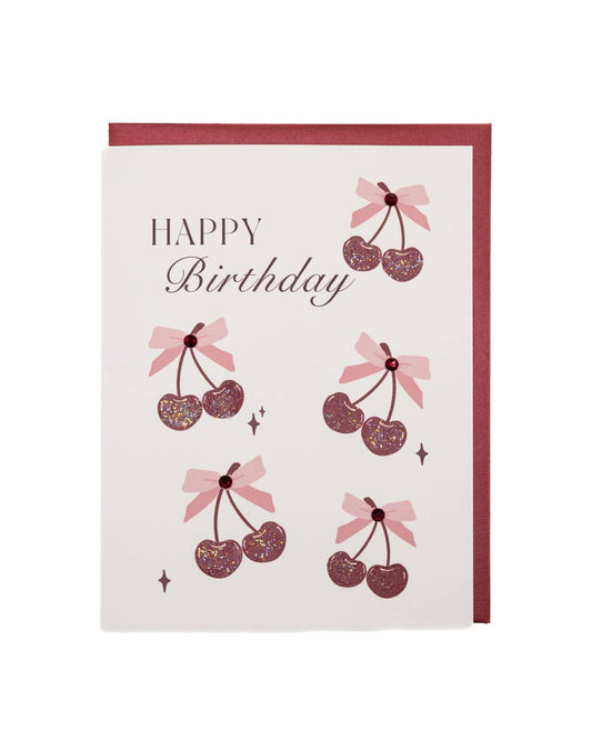 'Sweetest Cherry' Birthday Greeting Card