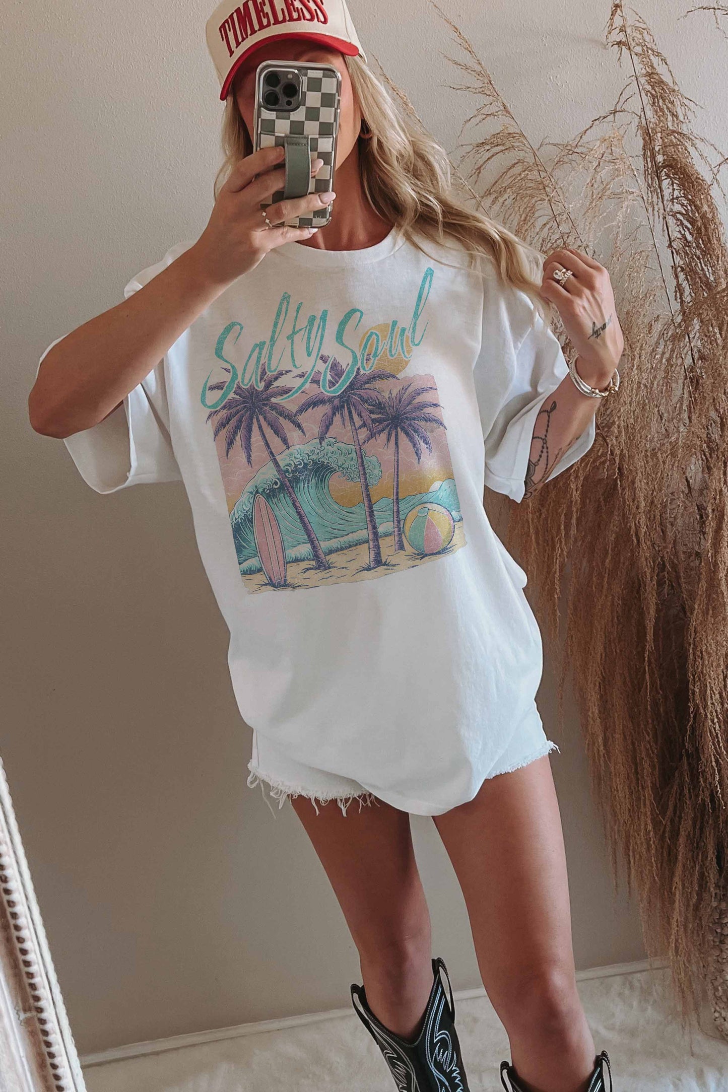 SALTY SOUL OVERSIZED TEE