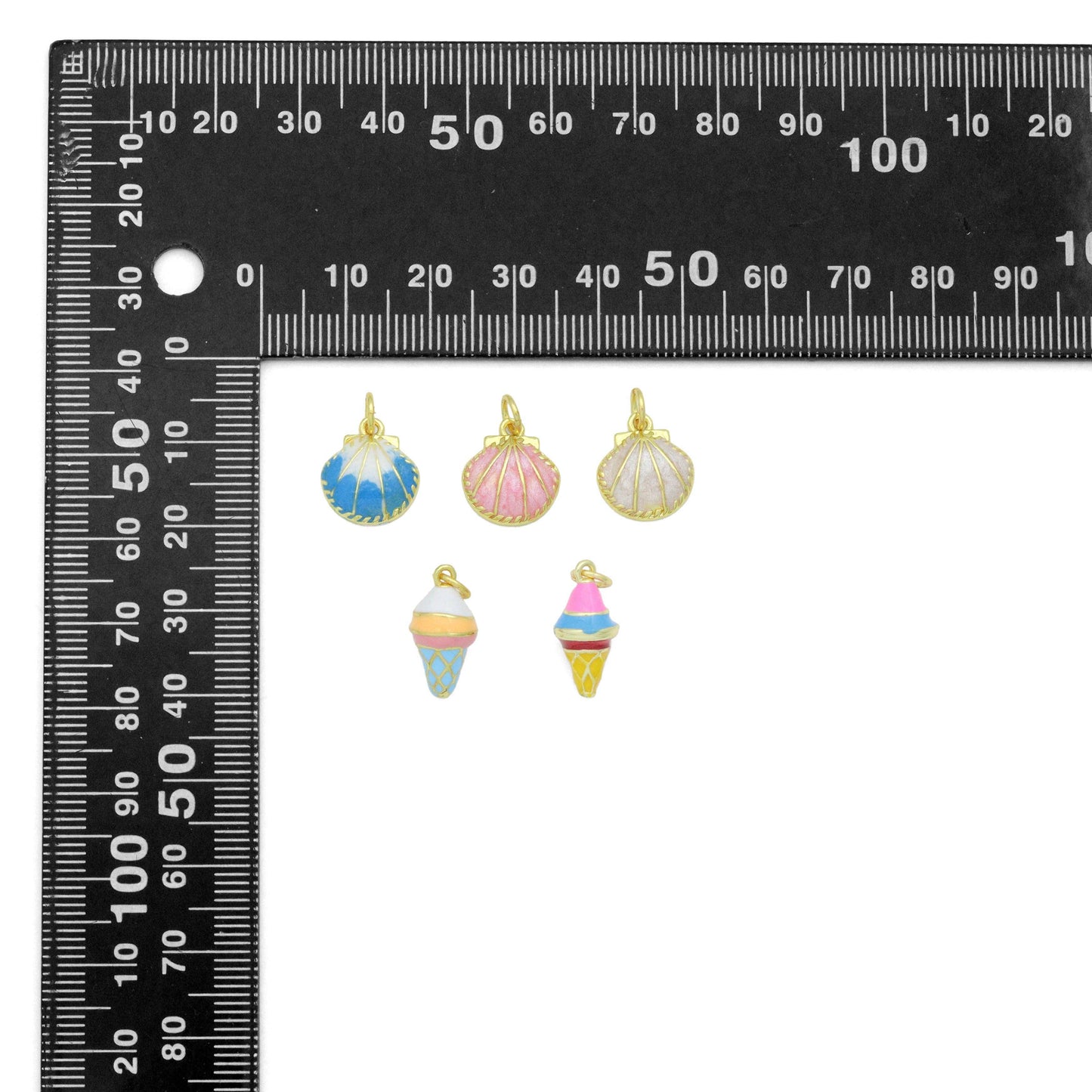 Pearlescent Shell Charm