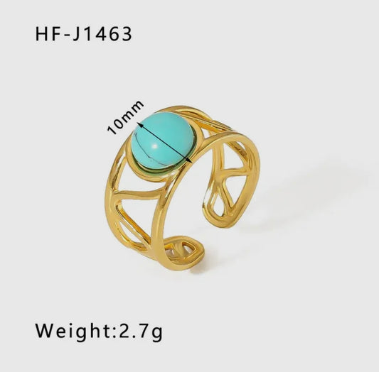 Turquoise Adjustable Ring