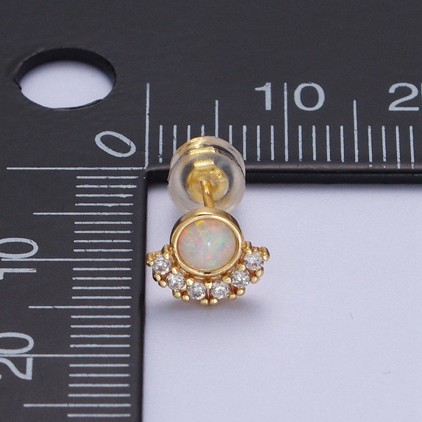 Opal Stud Earrings
