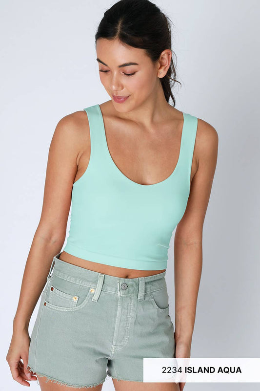 Island Aqua Racerback Tank
