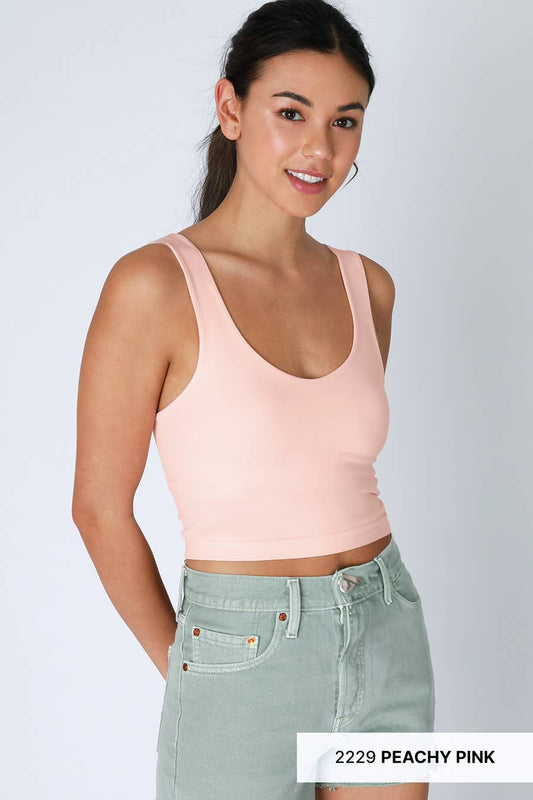 Peachy Pink Racerback Tank