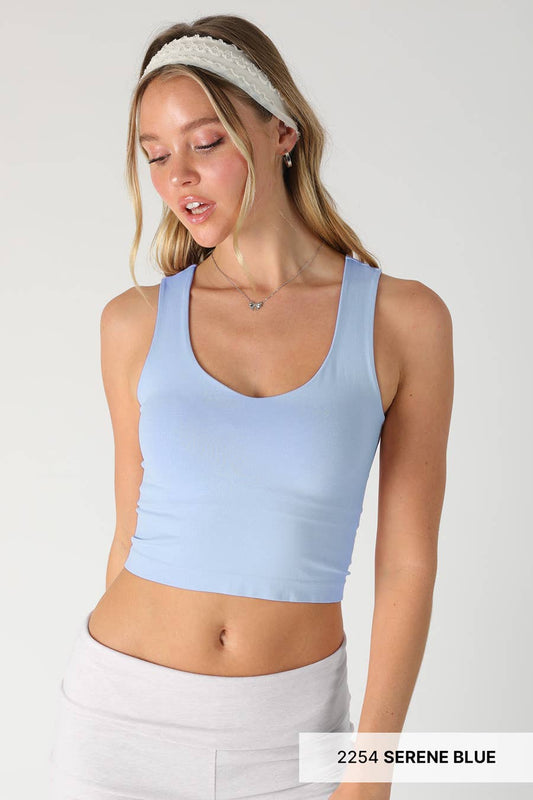 Serene Blue Racerback Tank