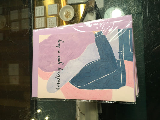 Sending hugs card