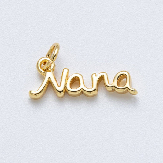 14K "Nana" Charm-