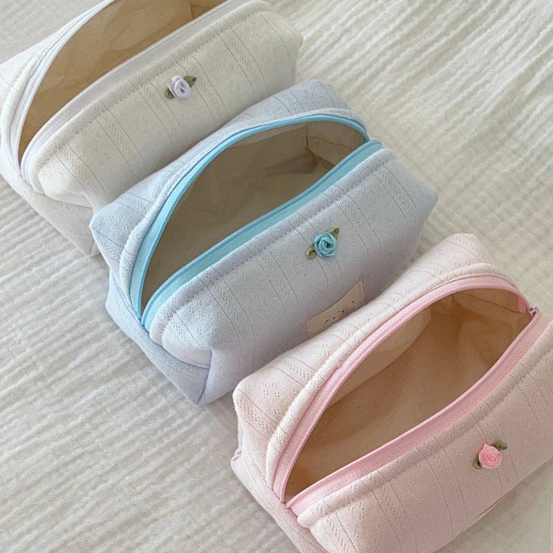 Sweet Blue Cosmetic Bag