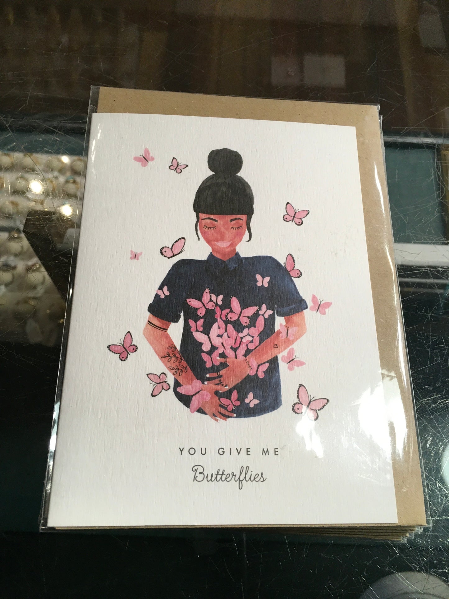Butterflies card