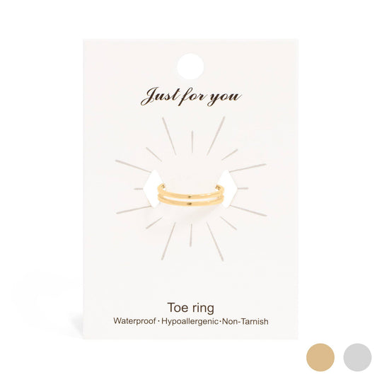 Adjustable Double Bar Toe Ring