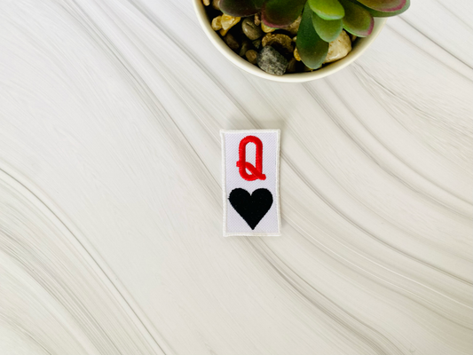 Queen of hearts patch