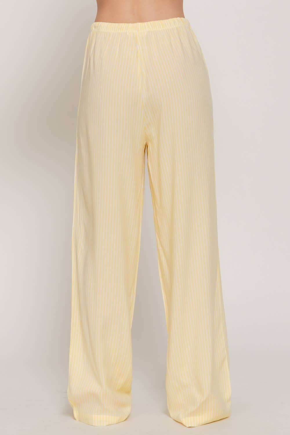 Lemon Stripe Woven Pants