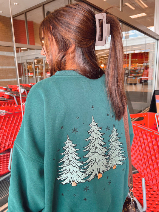 Evergreen Embroidered Sweatshirt