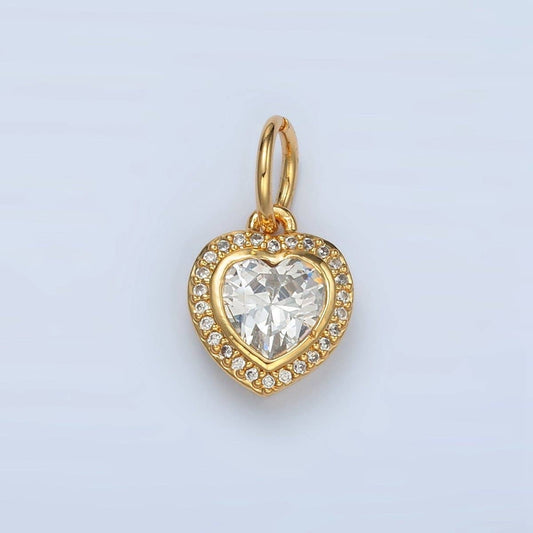 24K Gold Filled Heart Charm
