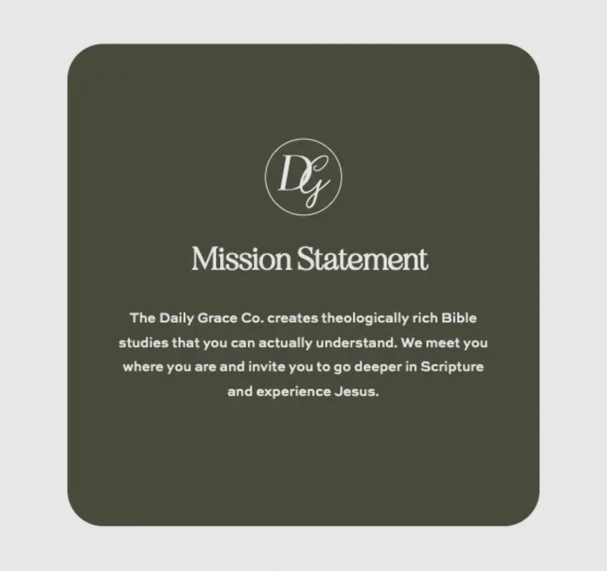 Daughter of Grace Bible Study