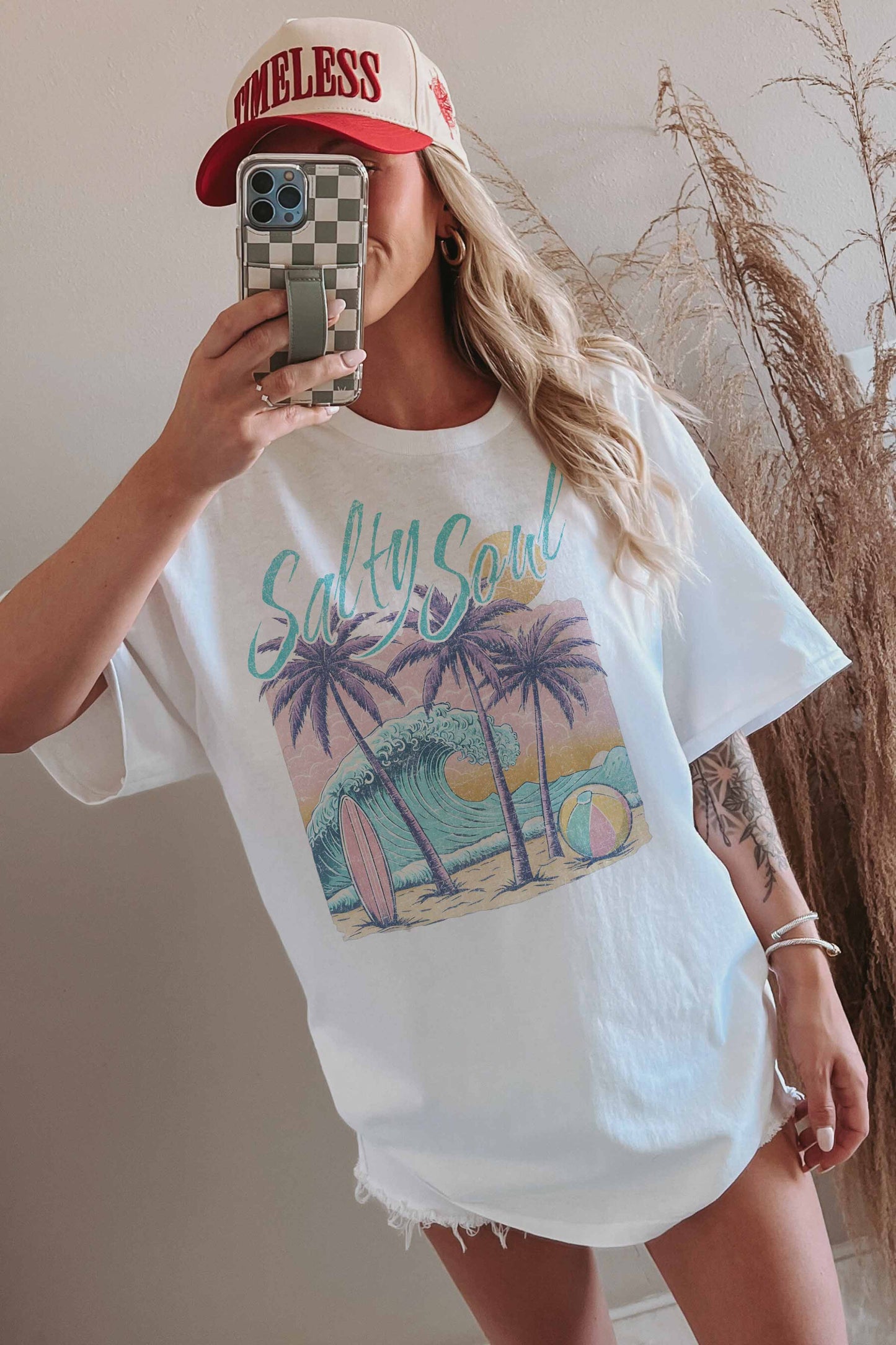 SALTY SOUL OVERSIZED TEE