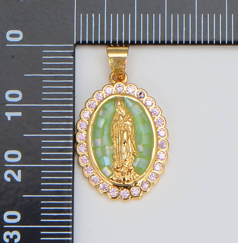 Large Virgin Mary Charm