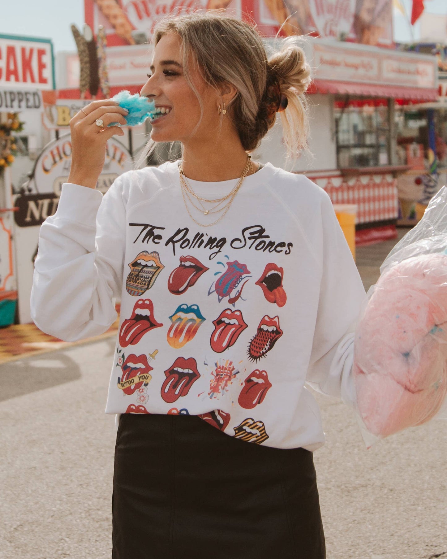 Rolling Stones Licks Over Time Sweatshirt