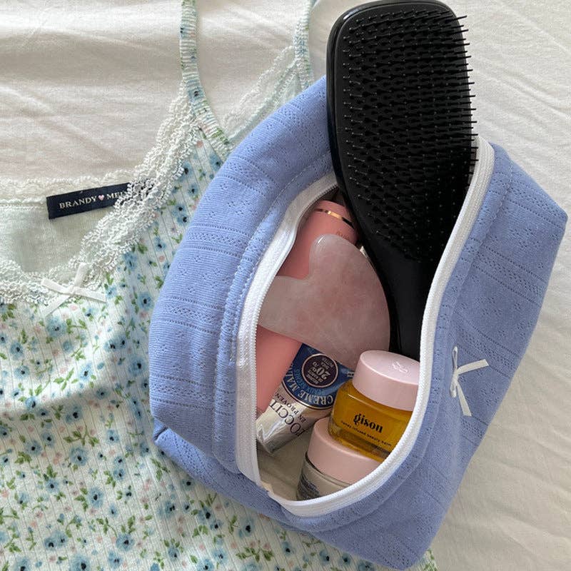 Sweet Blue Cosmetic Bag