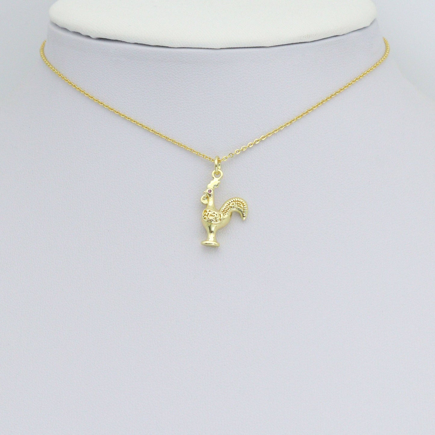 Gold Rooster Charm