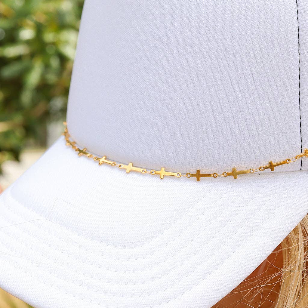 Trucker Hat Cross Chain