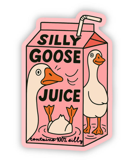 Silly Goose Juice Sticker