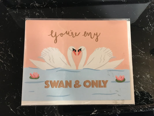 Swan and only card