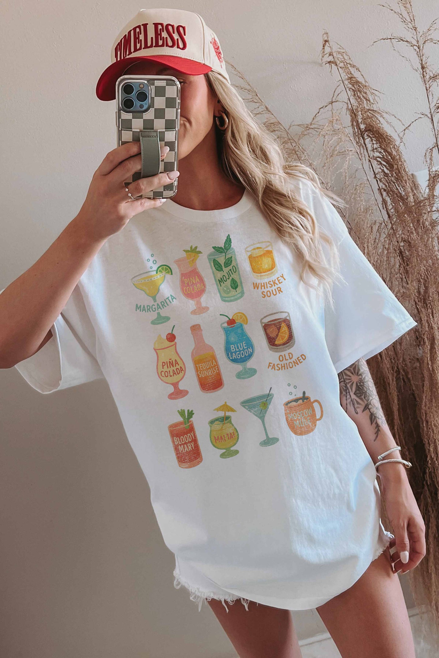 DRINKS GALLERY OVERSIZED TEE