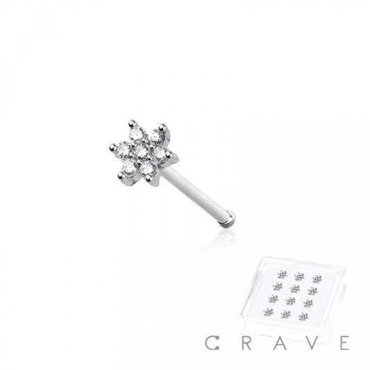 NOSE BONE STUD: SILVER