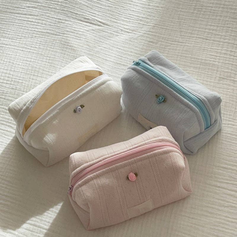 Sweet Blue Cosmetic Bag