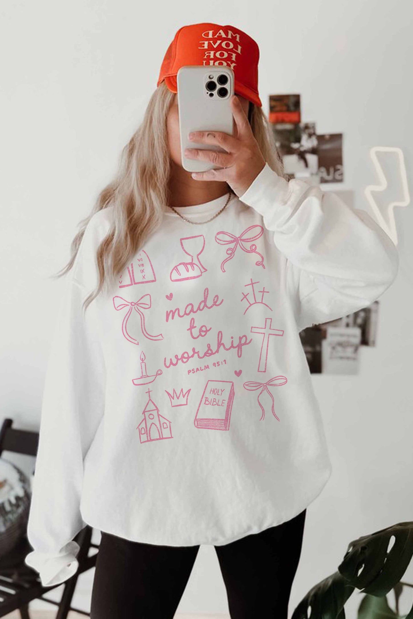 MADE TO WORSHIP OVERSIZED SWEATSHIRT