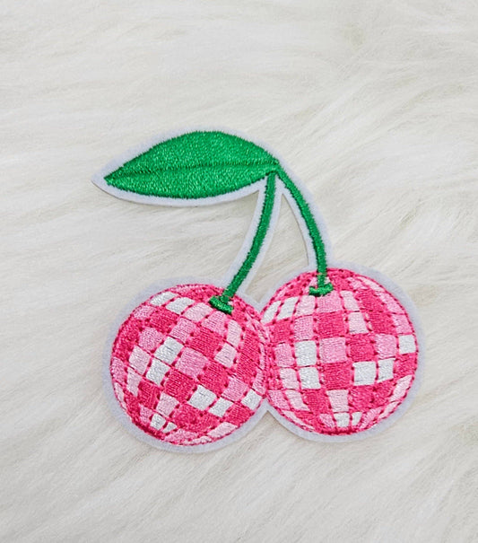 Cherry Disco Ball Patch