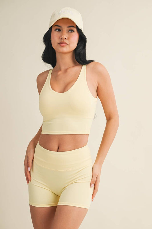 Lemon Cropped Tank