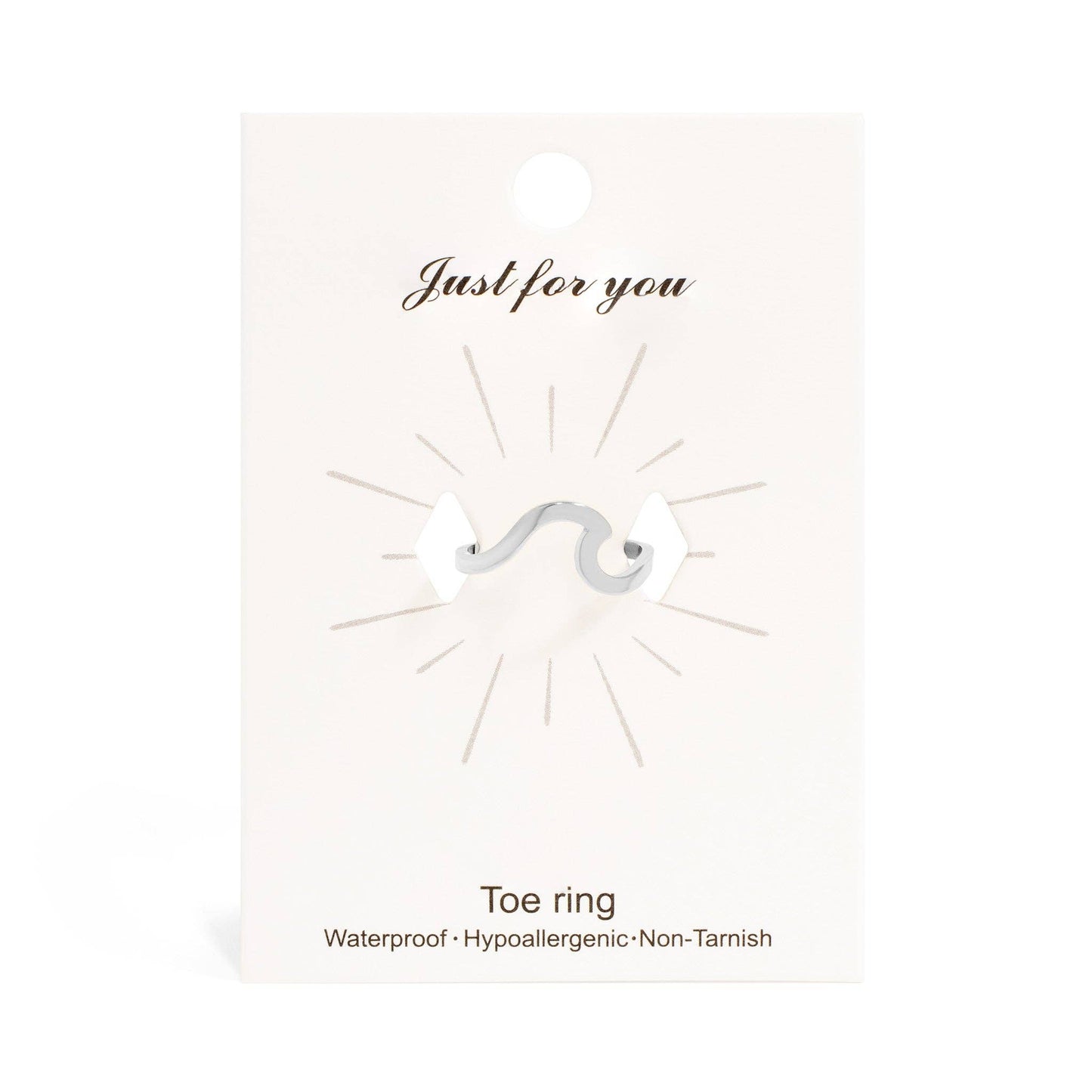 Wave Toe Ring