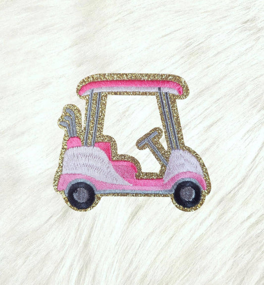 Pink Golf Cart Patch