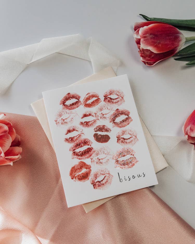 'Sweet Kisses' Anniversary Greeting Card