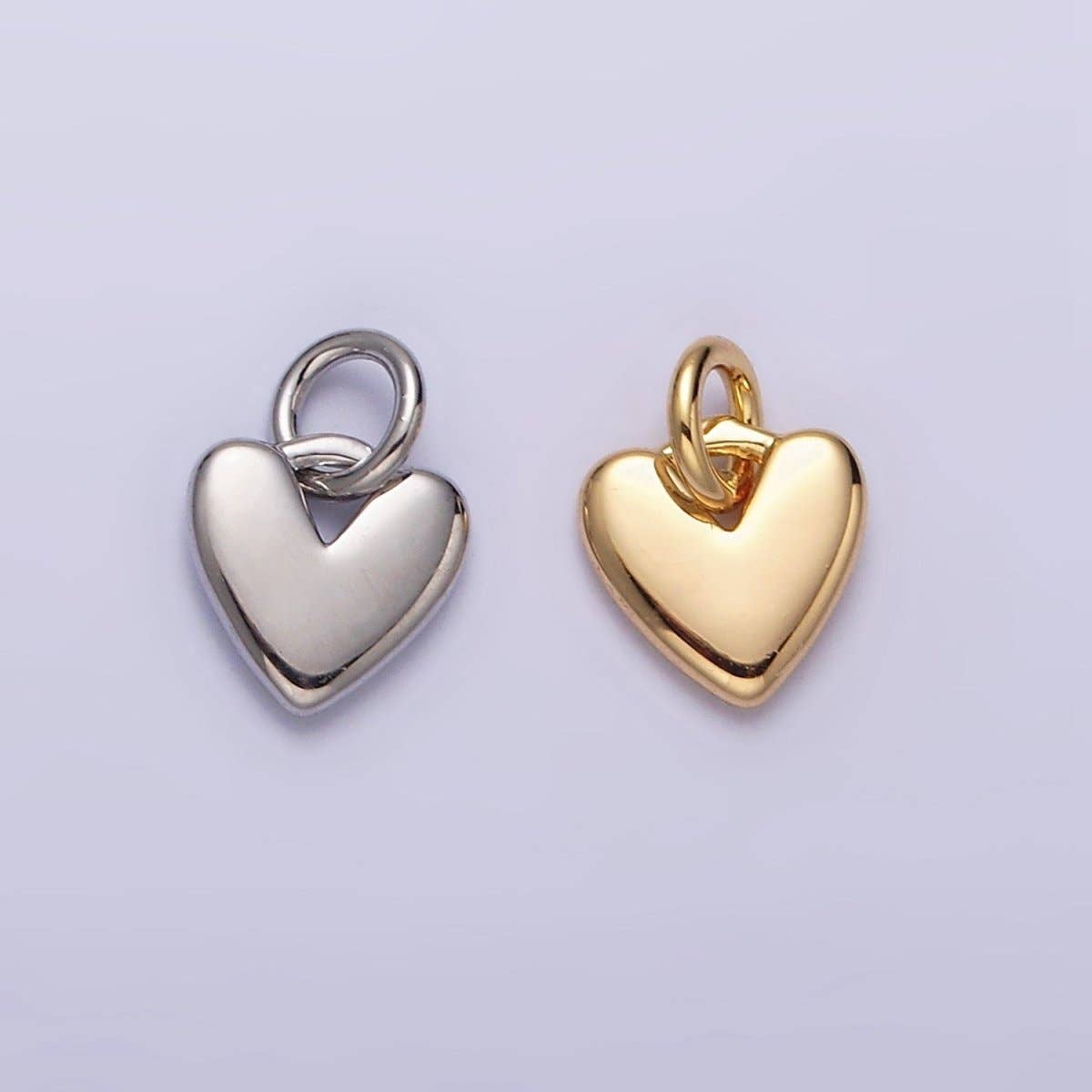 16K Mini Heart Charm- Gold