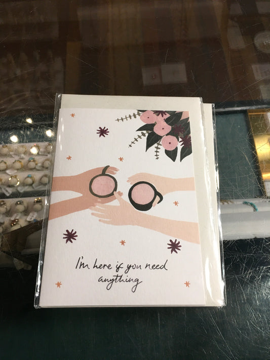 I’m here card