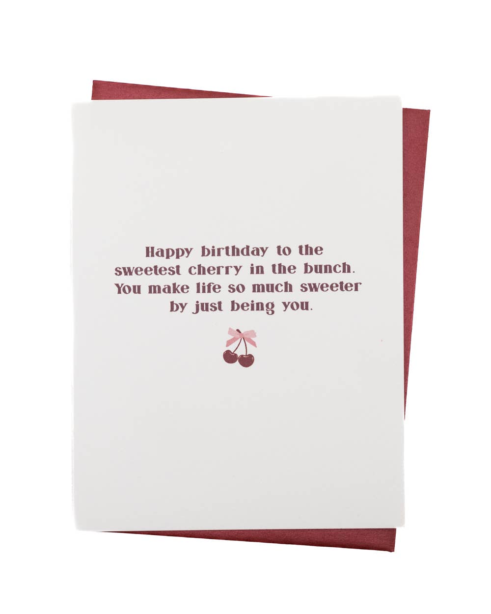 'Sweetest Cherry' Birthday Greeting Card