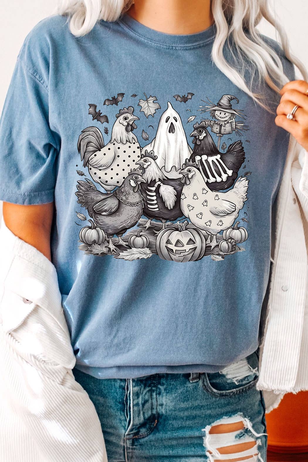 Spooky Chickens Tee