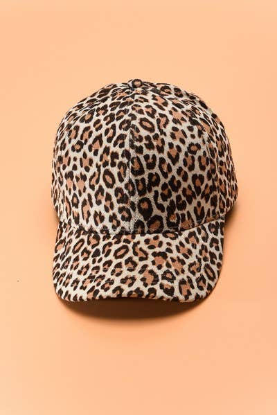 ANIMAL PRINT BASE BALL CAP Light