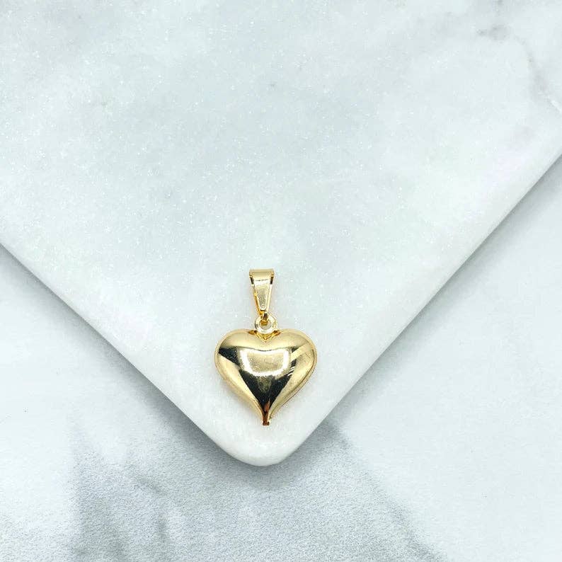 Puffed Heart Charm