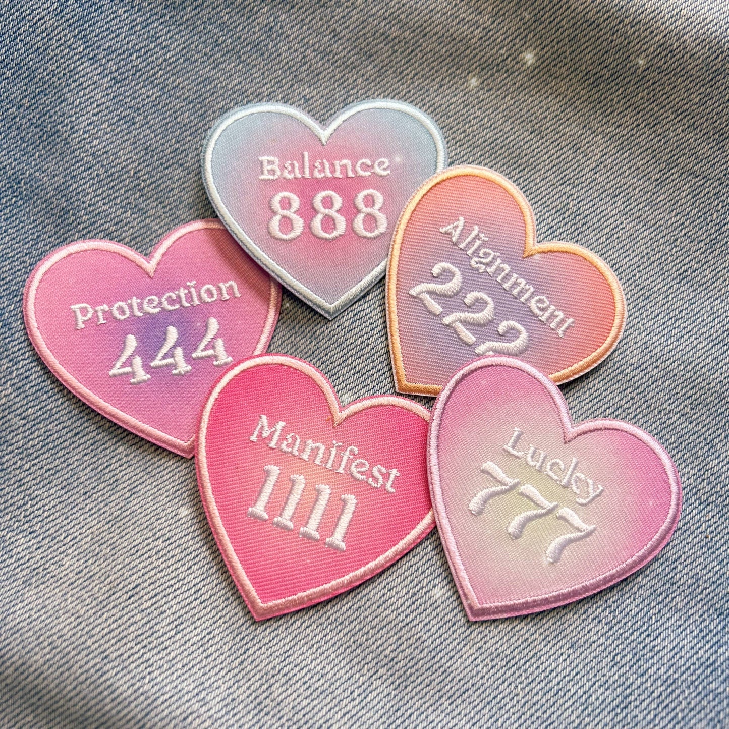 Angel Number Heart Patch- 1111 Manifest