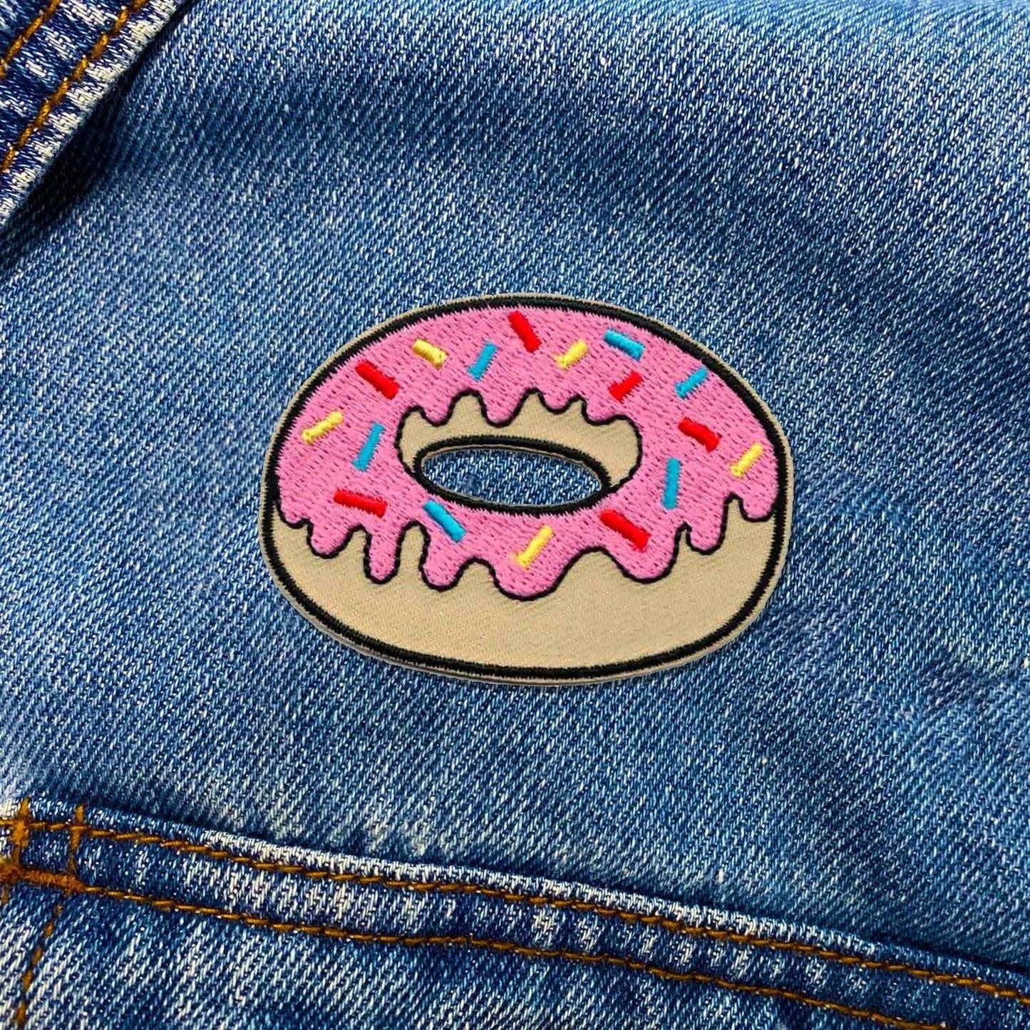 Pink Iced Donut Patch