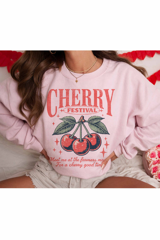 CHERRY FESTIVAL SWEATSHIRT