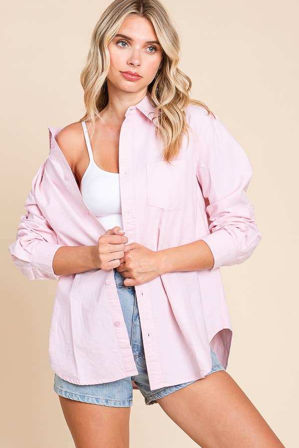 ROSE BOYFRIEND SHIRT